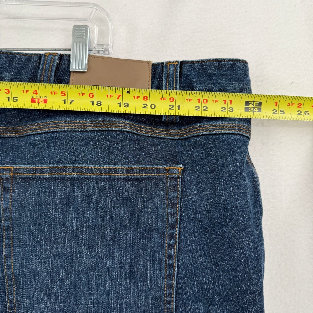 Duluth Trading Co Flex Ballroom Jeans Mens 48x32 Blue Relaxed Fit Workwear - Picture 3 of 9